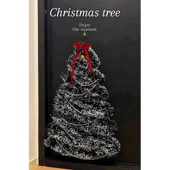 Christmas Decorations Wall Hanging Mounted Christmas Trees Wall Decor Handmade DIY Indoor Gift