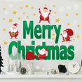 thumbnail image 1 of Christmas Decorations Wall Stickers Removable Wall Art Decals Party Supplies Home Window Decorations Home Interior Wall Stickers,black, 1 of 6