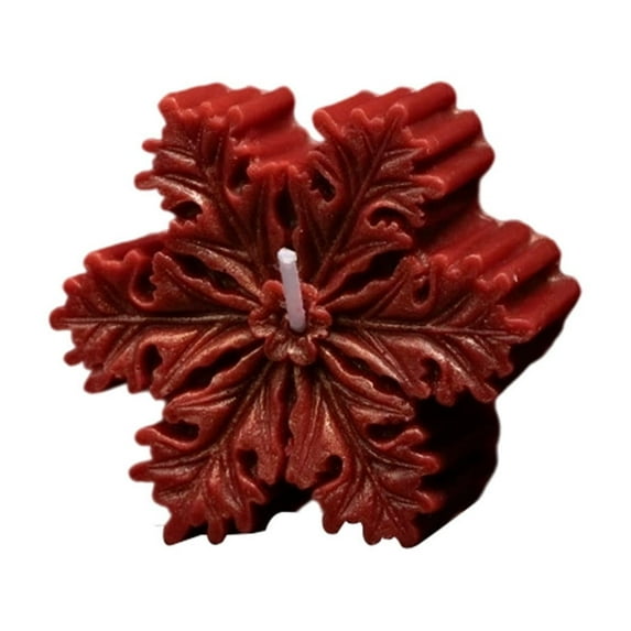 Christmas Decorations Winter Aroma Candle Set of 2 Snowflake Scented Candles For Home Holiday Decor Christmas Decor Best Christmas Decor Home