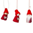 Christmas Decorations Wooden Doll Pendant Mini Doll Pendant Pearl