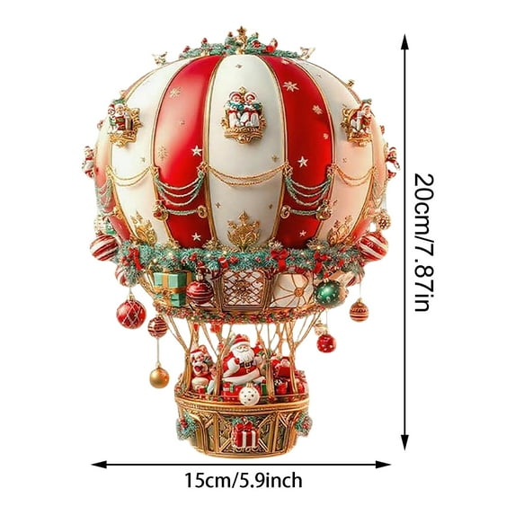 Christmas Decorations Xmas Decor 2D Christmas Hot With Santa And Gifts, Christmas Hot With Light Catcher Decorate Interior Window Christmas Theme Stained