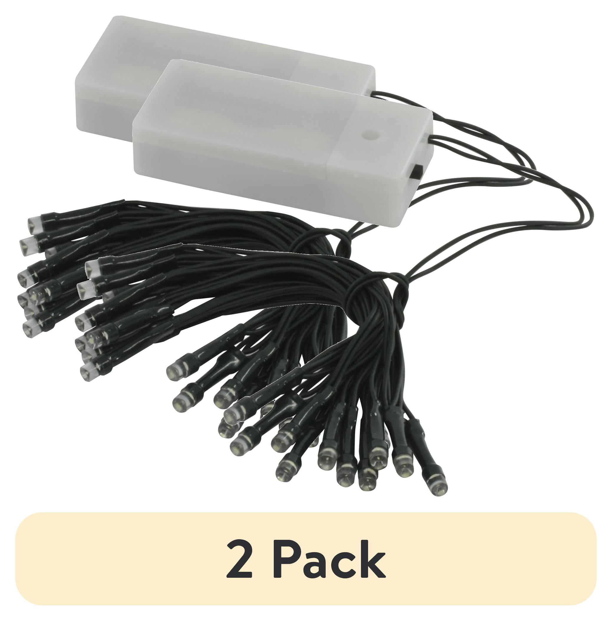 (2 pack) Christmas Decorative 20 Count Battery Operated Blue Color LED