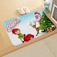 thumbnail image 1 of Christmas Decorative Doormat Home Decor Christmas Tree Winter Welcome Indoor Outdoor Entrance Bathroom Floor Mats Non Slip Washable Hoilday Pet Food Mat, 24x16 inch, 1 of 6
