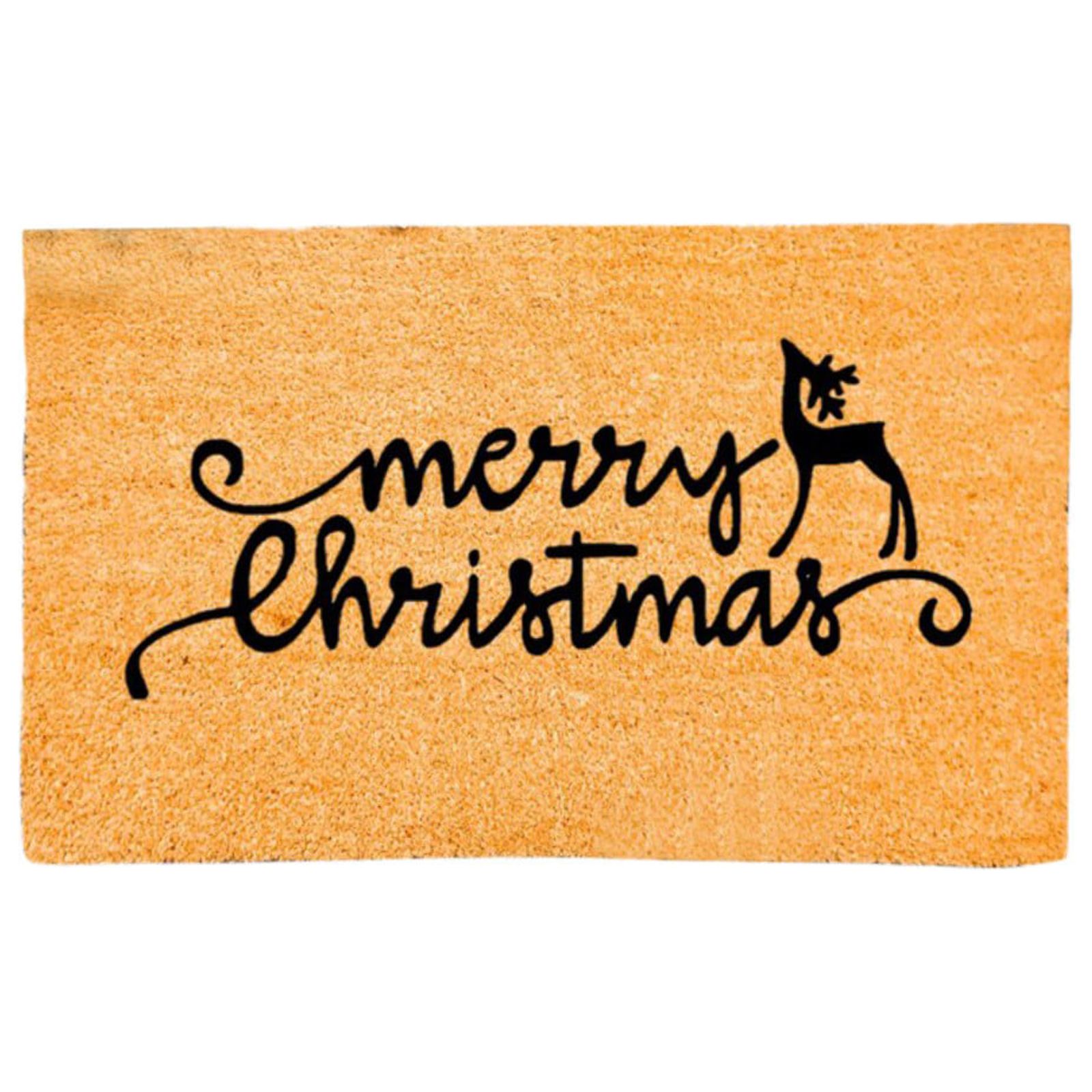 Christmas Decorative Doormat for Winter Christmas Machine Washable Durable NonSlip Outdoor
