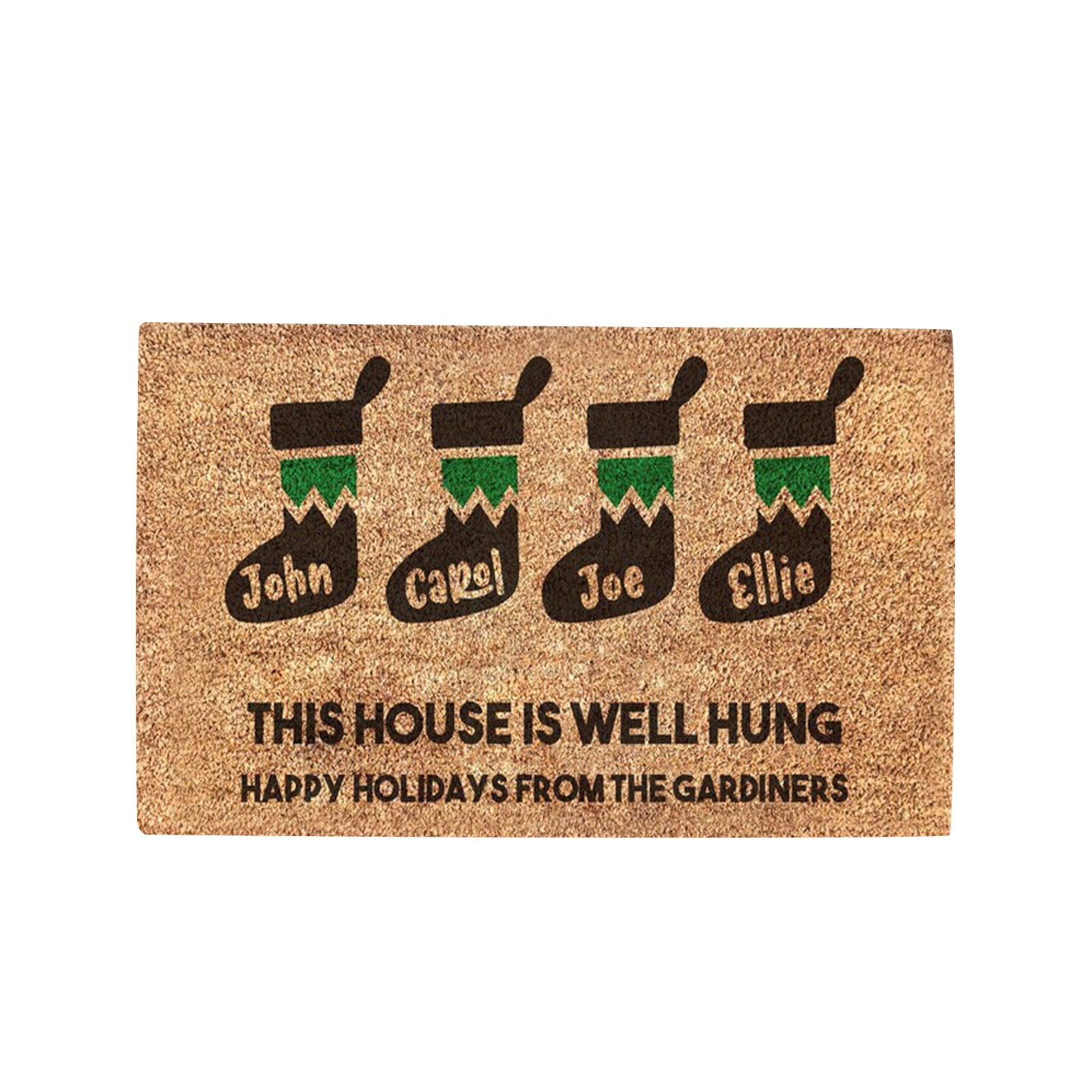 Christmas Decorative Floor Mats Winter Christmas Front Door Mats Indoor