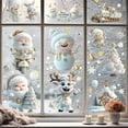 thumbnail image 1 of Christmas Decorative Glass Window Stickers, Static Cling Stickers, New Year's Event Festive Scene Decorations, Shop Window Glass Stickers And Decals., 1 of 7