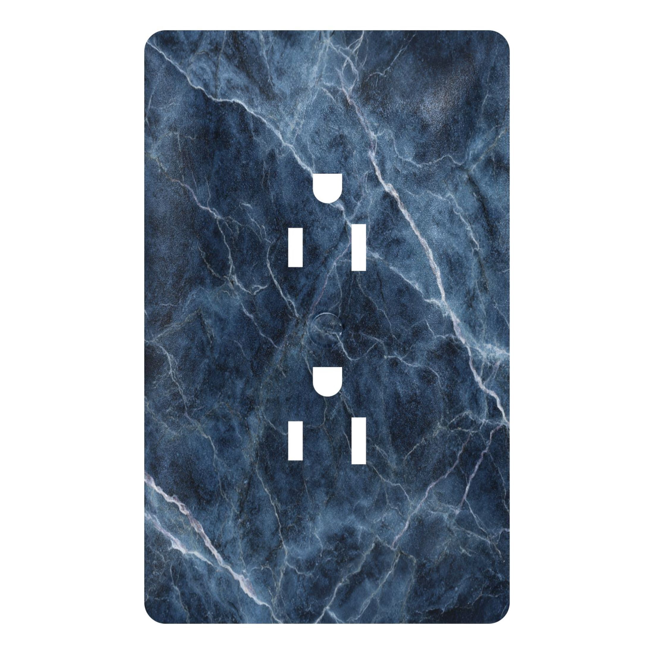 Christmas Decorative Light Switch Wall Plate Waves Of Midnight Blue ...
