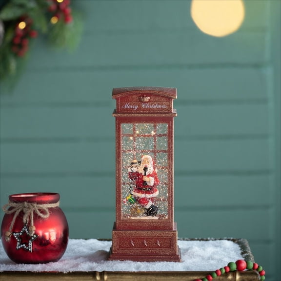 Christmas Decorative Lights, Telephone Booth Lights, Durable and Suitable for Holiday Decoration, Bookshelves, Offices