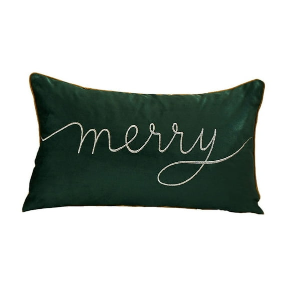 Christmas Decorative Pillows Christmas Pillowcase Sofa Bed Floating Window Pillowcase Christmas Holiday Decoration Pillowcase 19.69X11.81In