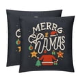 thumbnail image 1 of Christmas Decorative Pillows Covers Set of 2 - Unique Patterns, 16x16, 18x18, 20x20 Inches - Throw Pillow Covers for Home Decor, Bedroom, Living Room for Various Occasions, 1 of 6