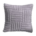thumbnail image 1 of Pillowcase Pillowcase with Striped Concealed Zip Removable Breathable and Warm No Deformation Solid Colour Cushion Cover with Striped Concealed Zip Removable Breathable and Warm No, 1 of 8