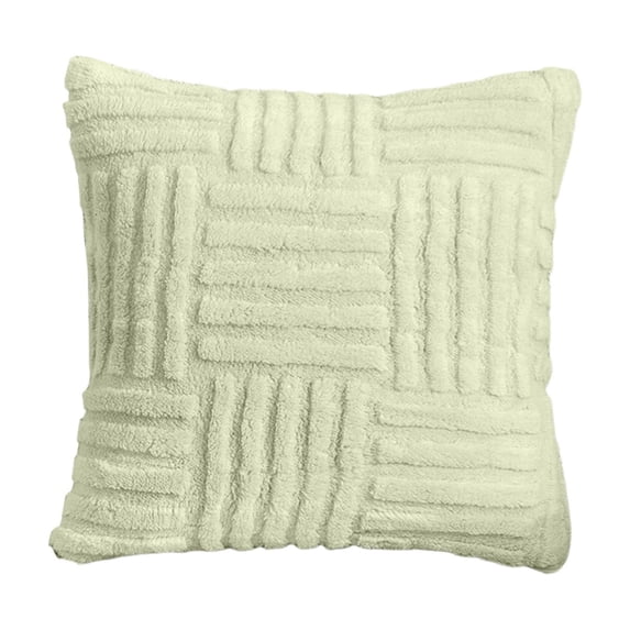 Pillowcase Pillowcase with Striped Concealed Zip Removable Breathable and Warm No Deformation Solid Colour Cushion Cover with Striped Concealed Zip Removable Breathable and Warm No