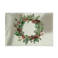 thumbnail image 1 of Christmas Decorative Placemats, Linen Material, 11.8X17.7IN Size & Heat Resistant, Washable & Wrinkle Free, for Kitchen and Dining Table Decor, 1 of 5