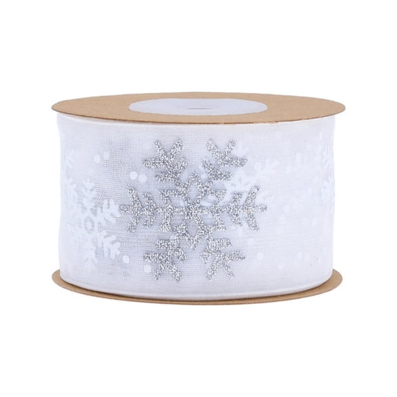 Christmas Decorative Ribbon Gift Box Packaging Ribbon Festives Atmospheres Ribbons for Handmade Projects