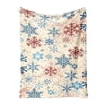 thumbnail image 1 of Christmas Decorative Throw Blanket Snowflake Throw Blanket for Couch Sofa Bed Soft Cozy Lightweight Fuzzy Plush Fleece Blankets and Throws Xmas Winter Blanket, 1 of 6
