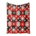 thumbnail image 1 of Christmas Decorative Throw Blanket Snowflake Throw Blanket for Couch Sofa Bed Soft Cozy Lightweight Fuzzy Plush Fleece Blankets and Throws Xmas Winter Blanket, 1 of 6