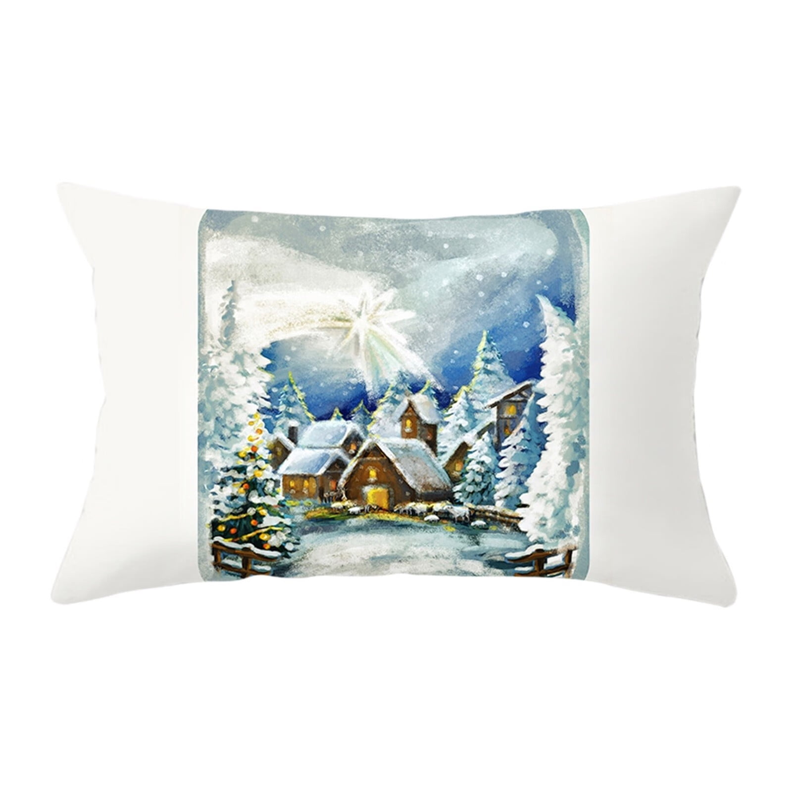Christmas Decorative Throw Pillow Cover Print Christmas Throw Pillow