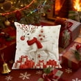 thumbnail image 1 of Christmas Decorative Throw Pillow Covers 18x18" Christmas Pillow Set Cushion Set Cushion Covers, 1 of 7