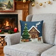 thumbnail image 1 of Christmas Decorative Throw Pillow Covers 18x18" Pillowcase Cover Christmas Cushion Cover Christmas Gifts, 1 of 7