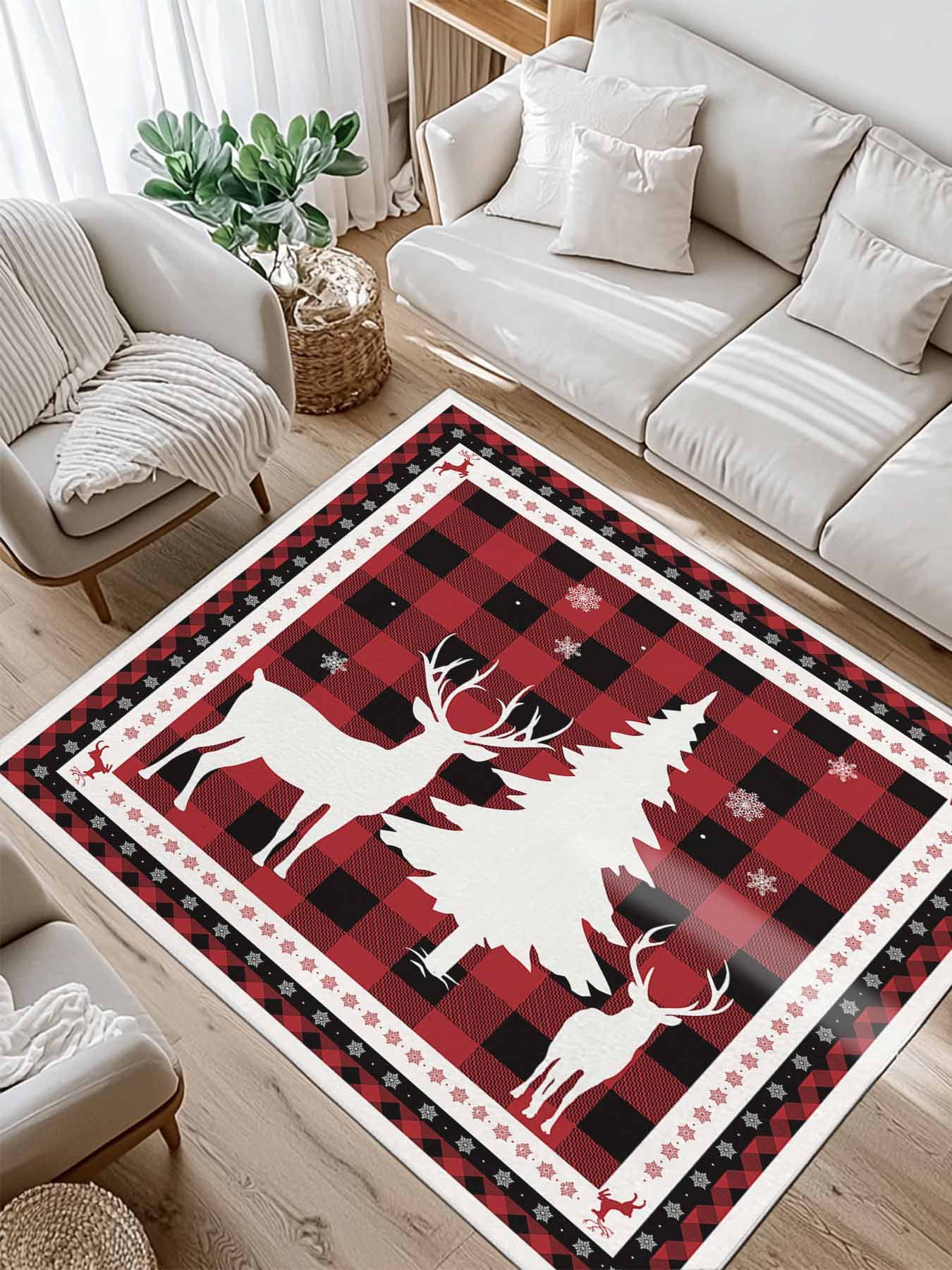 Festive Shadow Paws Area Rug GFTOTP14808 main image 0