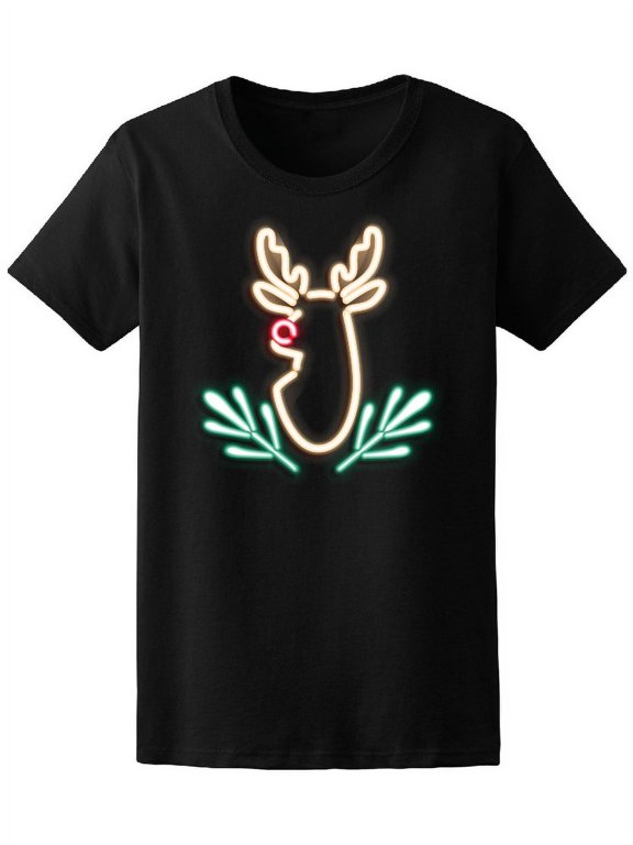 Christmas Deer In Sharp Effect T-Shirt Men -Image by Shutterstock, Male Medium