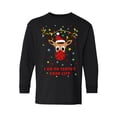 thumbnail image 1 of Christmas Deer Long Sleeve Shirt for Boys Girls Xmas T-Shirt I am on Santa's Good List Funny Christmas Tee for Kids Holiday Gifts Santa's Reindeer Top, 1 of 4