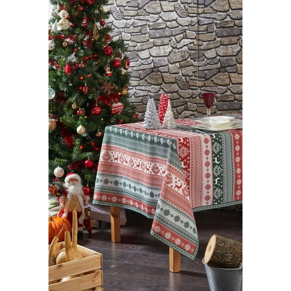Christmas Deer Pattern Table Cloth