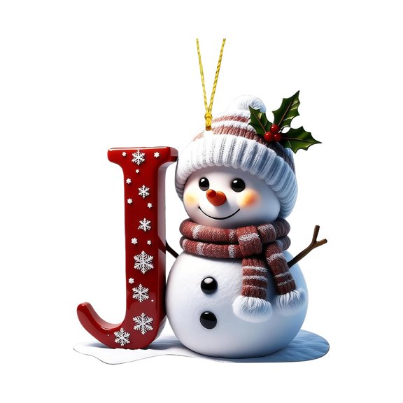 Christmas Deer Pendant Letter Ornament, Personalized Wooden Baubles for Christmas Tree Decor, Unique Holiday Stocking Stuffer Gift, Festive Mantel Display for Family Name Celebration Sopatenor