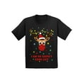 thumbnail image 1 of Christmas Deer Shirt for Boys Girls Xmas T-Shirt I am on Santa's Good List Funny Christmas Tee for Kids Holiday Gifts Santa's Reindeer Top, 1 of 4