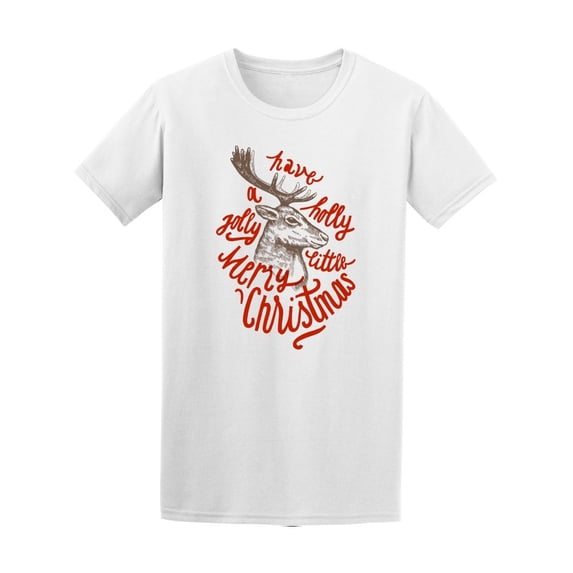 Christmas Deer Winter Holidays Tee Men's -Image by Shutterstock