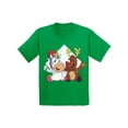 thumbnail image 1 of Christmas Deer and Unicorn Kids Shirt Funny Xmas T-Shirt for Children Girls Boys Happy Holidays New Year Gifts, 1 of 4