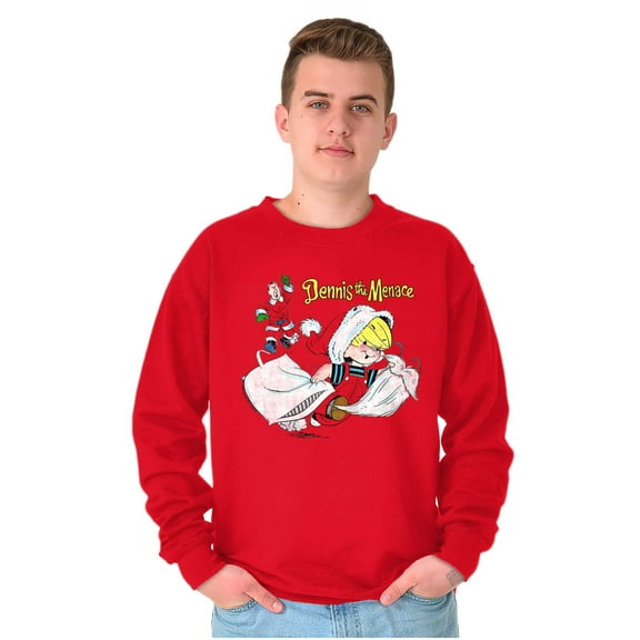 Christmas Dennis Santa Beard Thief Sweatshirt for Men or Women Brisco Brands L