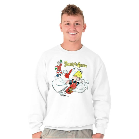 Christmas Dennis Santa Beard Thief Sweatshirt for Men or Women Brisco Brands S
