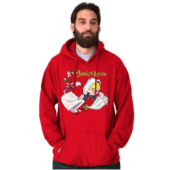 Christmas Dennis Santa Beard Thief Unisex Plus Size Hoodie Brisco Brands 2X