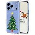thumbnail image 1 of Christmas Design Case for iPhone 17 Pro Max, Cute Merry Christmas Pattern TPU Clear Shockproof Protective Lightweight Anti-Scratch Ultra Slim Wireless Charging Women Girls Cover, Christmas Tree, 1 of 9