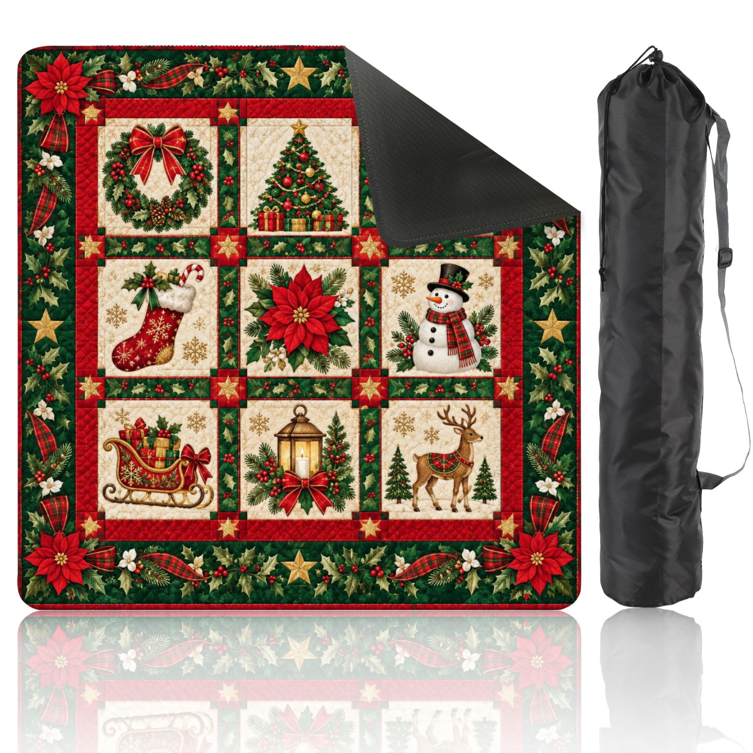 Christmas Design Mahjong Mat 31.5