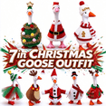 thumbnail image 1 of Christmas Desk Goose Outfits 7 Inch Goose Clothes Accessories Christmas Goose Clothes Set for Desktop Gifts Winter Party Decorations by MPOISVA, 1 of 8