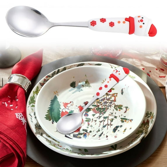 Christmas Dessert Spoons Christmas Tea Spoons Christmas Kitchenware Christmas Utensils Chocolate Spoons For Hot Cocoa Hot Cocoa Spoons Coffee Spoons For Coffee Bar
