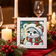 thumbnail image 1 of Christmas Diamond Art Kit, 7.09in Christmas printed canvas with Frame Holiday Craft Gift, 1 of 5