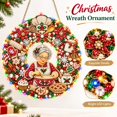 thumbnail image 1 of Christmas Diamond Art Kits For Adults Diy Christmas Diamond Painting Wreath Ornament With Led Lights,Pearl Art Hanging Christmas Decorations For Home Decor(9.84"), 1 of 4