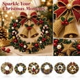 thumbnail image 1 of Christmas Diamond Art Kits for Adults with Illuminated Bell Ornament Featuring Pre-Placed Multi-Colored Rhinestones, Pearl Accents, and Snowflake Metal Charms, Festive Diamond Art, 1 of 5