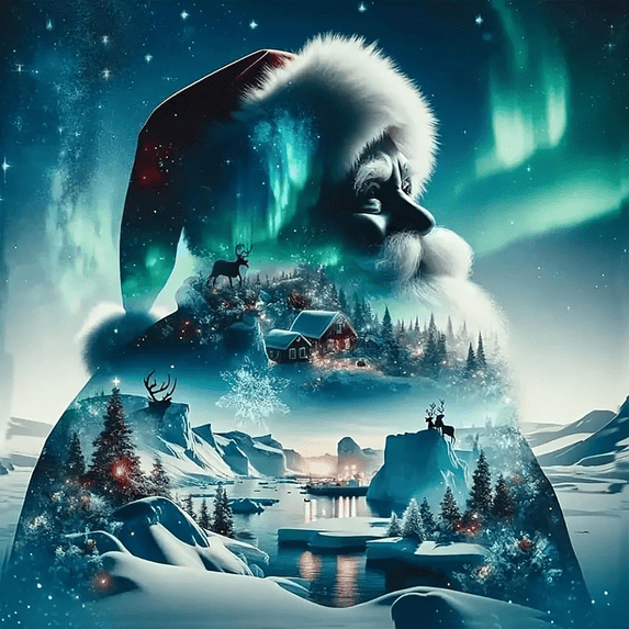 Christmas Diamond Art Kits for Adults, Xmas Santa Claus Diamond Painting Kits for Beginners, 5D DIY Full Round Drill Paint With Diamonds Dots Gem Art Crafts Kits for Home Decor Gift 12x12 inch