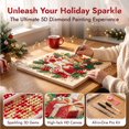 thumbnail image 1 of Christmas Diamond Art Kits for Adults 5D DIY Paint with Frame Holiday Decor Craft by OVFUIZ, 1 of 7