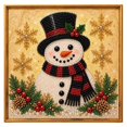 thumbnail image 1 of Christmas Diamond Art,Pearl Diamond Art Christmas,Diy Christmas Pearl Diamond Painting Art Kit With Frame, 3d Raised Beaded Craft For Beginners, Relaxing Holiday Hobby,Handmade Table & Wall Decor, 1 of 7