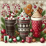 Christmas Diamond Paintings Kits for Adults, Snowflake Diamond Art Kits for Beginners, 5D DIY Full Round Drill Diamond Dot Painting Gem Art Kits for Home Decor 12 x12 Inch