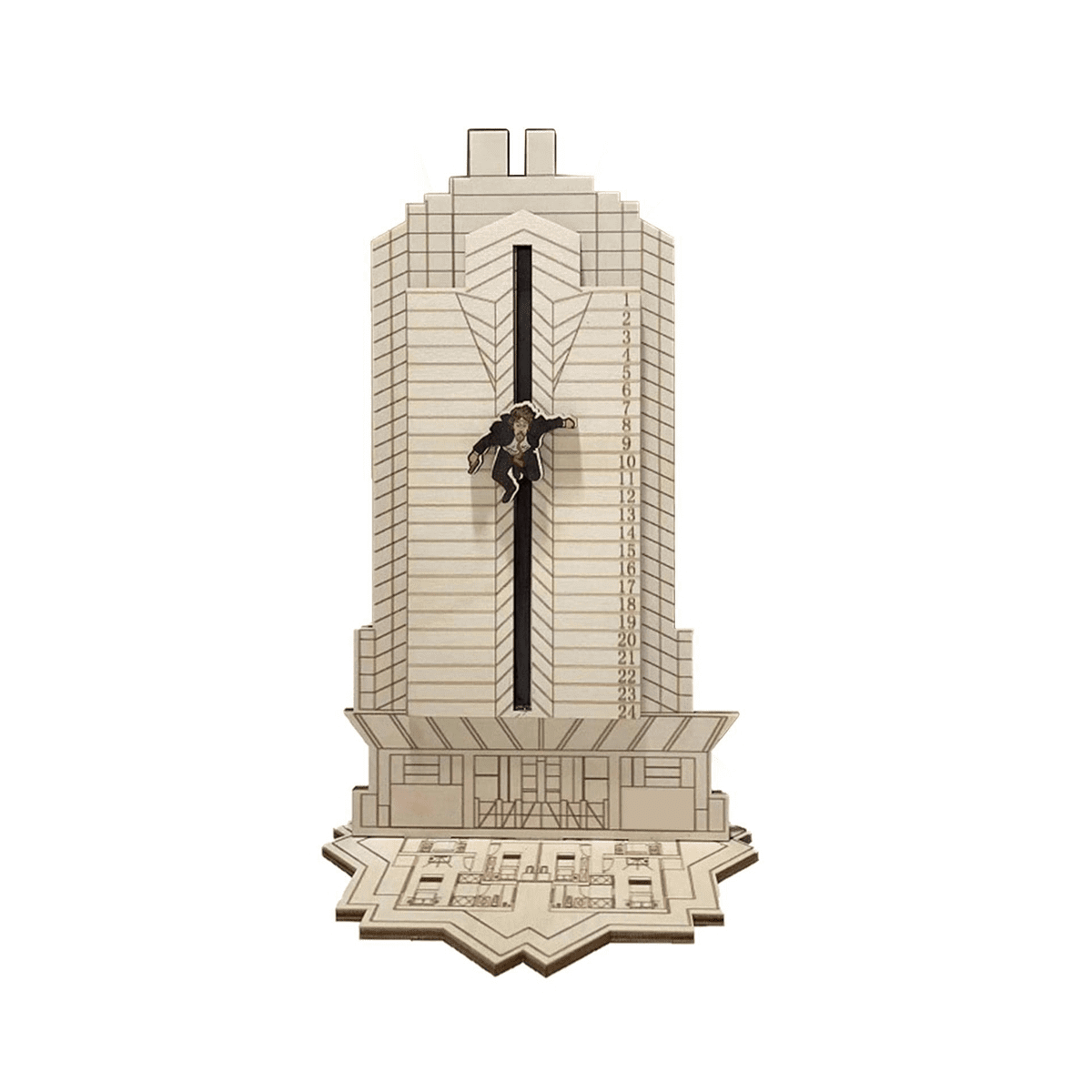 Christmas Die Hard Advent Calendar, 2023 Wooden Christmas Countdown