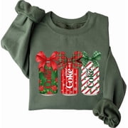 Christmas Diet Coke Sweatshirt Coquette Bow Diet Coke Shirt Merry Chritsmas Tops