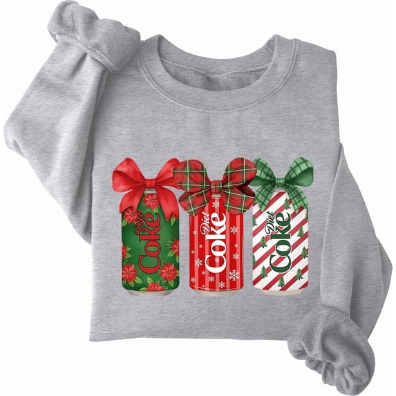 Christmas Diet Coke Sweatshirt Coquette Bow Diet Coke Shirt Merry Chritsmas Tops