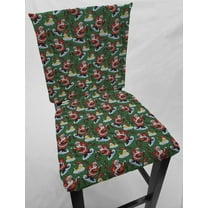 Christmas Dining Room Chair Back Covers or Seat Covers by Penny's Needful Things (Both Chair Back & Seat Cover) (16 W x 14 H CHAIR BACK) (Santa)