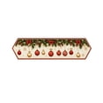 thumbnail image 1 of Christmas Dining Table Decor, Decorative Table Runner Long Strip Table Scarf Red Green, for Dining Table, Mantel Display, Holiday Party Layout Decor, 1 of 5